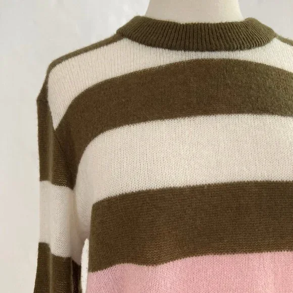 RAG & BONE Annika Cashmere-blend Sweater, Stripe, S - Picture 4 of 11